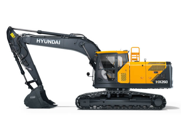 Hyundai HX260 kāpurķēžu ekskavators