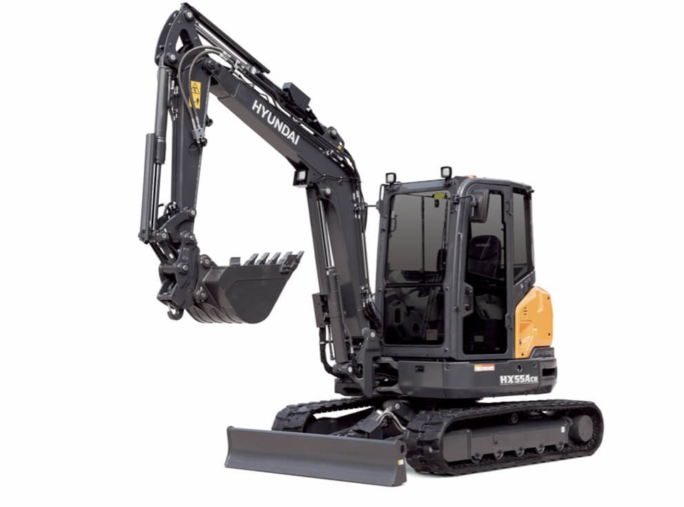 Hyundai HX55A CR — Stage V kompaktekskavators